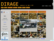 Tablet Screenshot of dirage.be